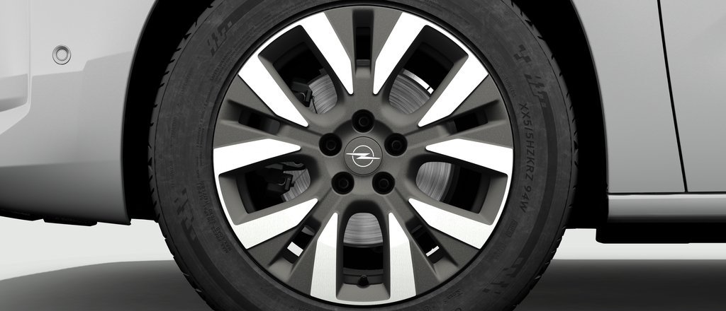 Obręcze kół ze stopów lekkich 17-calowe z oponami 205/55 R17 95V